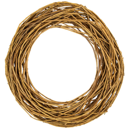 Natural Grapevine and Twig Small Artificial Wreath - 15"