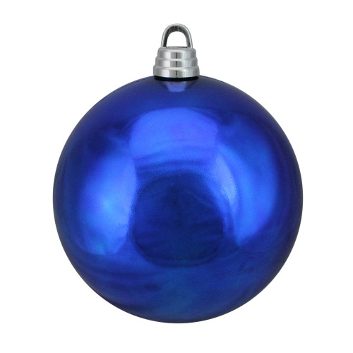 Shatterproof Commercial Shiny Christmas Ball Ornament - 12" (300mm) - Royal Blue