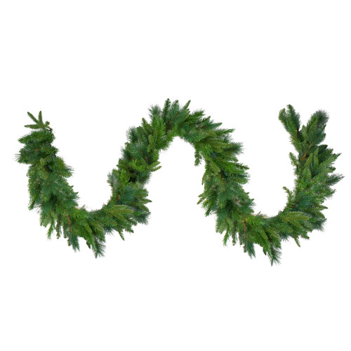 9' x 14" Rosemary Emerald Angel Pine Artificial Christmas Garland - Unlit