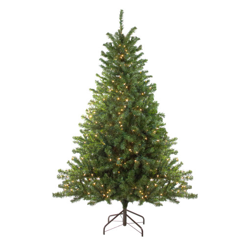 Pre-Lit Medium Canadian Pine Artificial Christmas Tree - 8' - Clear Lights