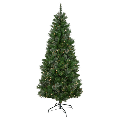 Pre-Lit Medium Mixed Cashmere Pine Artificial Christmas Tree - 6.5' - Clear Lights