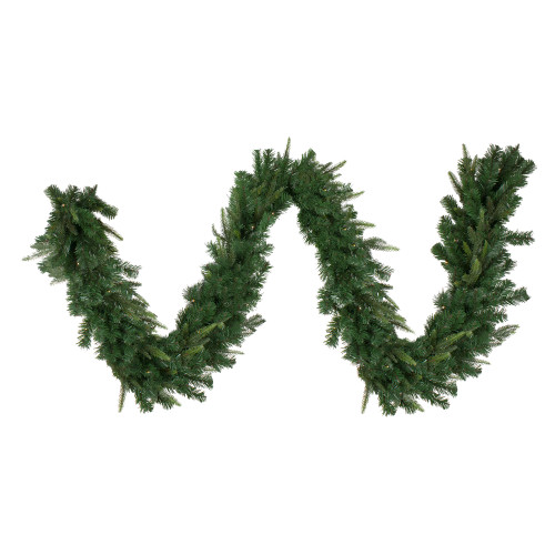9' x 10" Pre-lit Roosevelt Fir Artificial Christmas Garland - Warm White LED Lights