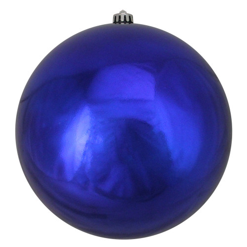 Shiny Shatterproof Commercial Christmas Ball Ornament - 10" (250mm) - Royal Blue
