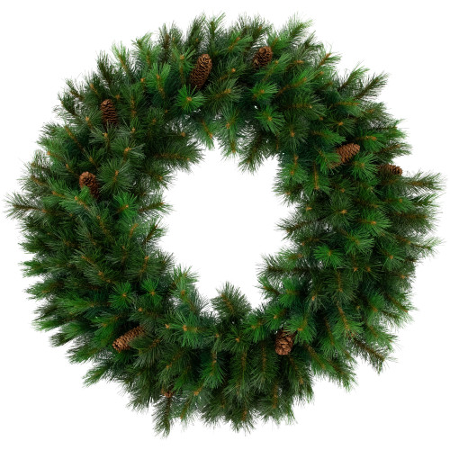 Royal Oregon Pine Artificial Christmas Wreath with Pinecones - 48" - Unlit