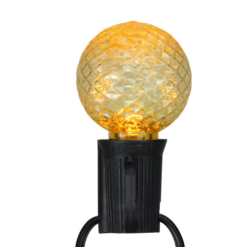 Faceted LED G40 Globe Christmas Replacement Bulbs - Multicolor  - Pack of 25