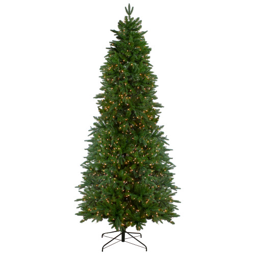 10ft Pre-Lit Slim Washington Fraser Fir Artificial Christmas Tree - Clear Lights