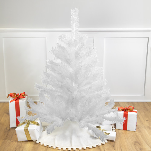 Full Icy White Spruce Artificial Christmas Tree - 3' - Unlit