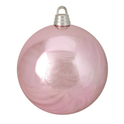 Shiny Shatterproof Commercial Christmas Ball Ornament - 12" (300mm) - Bubblegum Pink