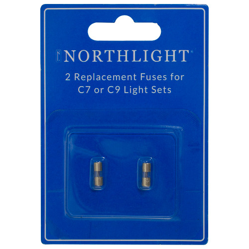 Replacement Fuses for C7 or C9 Christmas Lights - 3 Amps - Set of 2