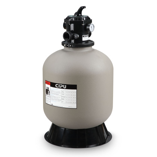 16-Inch Top Mount Swimming Pool Sand Filter with 6-Way Valve