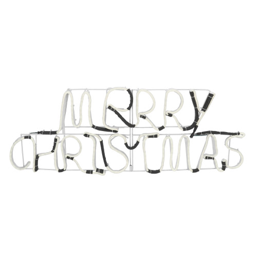 29" NEON LED Lighted Multi-Function "Merry Christmas" Window Silhouette Decoration