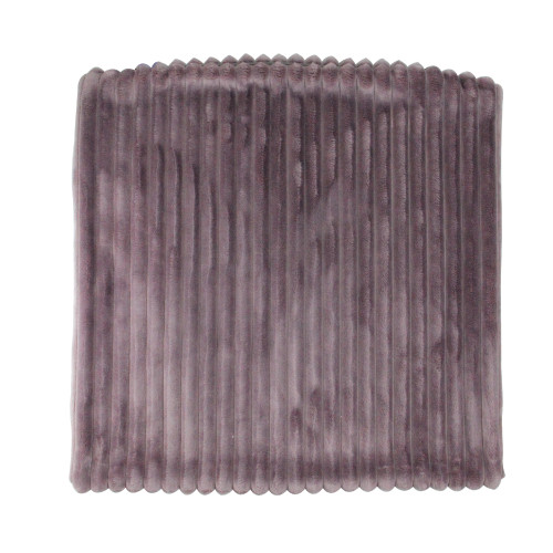 18 Mauve Purple Faux Fur Soft Square Throw Pillow