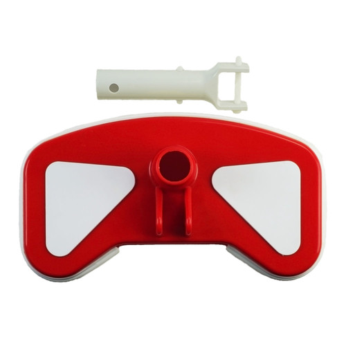 11" Cherry Red Deluxe Contour Weighted Swimming Pool Butterfly Vacuum Head