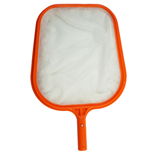 18.25" Orange and White Swimming Pool Leaf Skimmer Head - Fits Most Poles