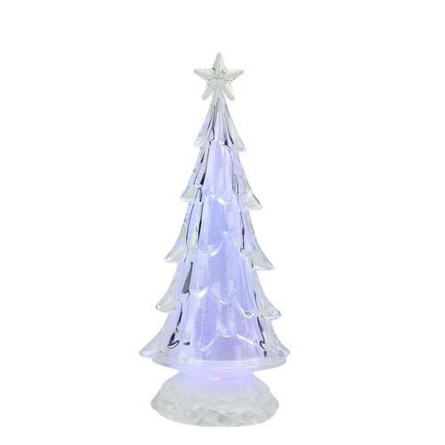 10" LED Lighted Multi-Color Tree with Star Topper Christmas Decoration