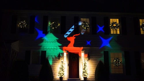 Outdoor LED Christmas Light Projector with Remote Control