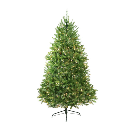6.5' Pre-Lit Full Northern Pine Artificial Christmas Tree - Clear Lights