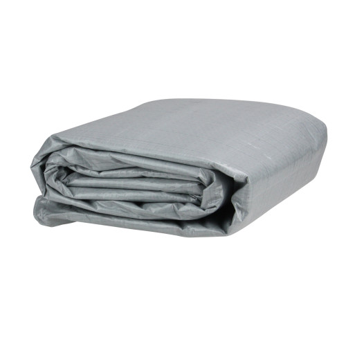14' Gray Rectangular Swimming Pool Ground Cloth