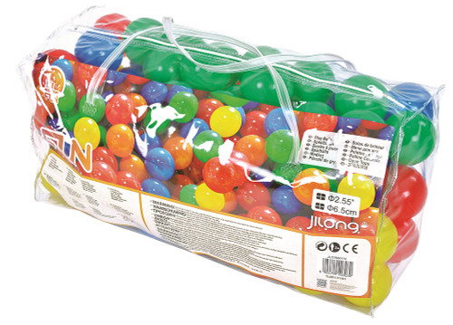 Club Pack of 100 Vibrantly Colored Play Balls 2.5"