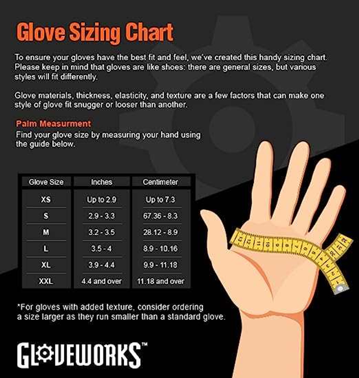 Categories :: Gloves - Disposable :: Gloveworks HD Orange Nitrile