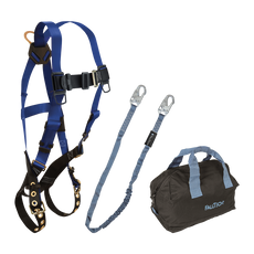 FallTech KIT162596P Harness and Lanyard 3-pc Kit Including Medium Storage Bag (7016