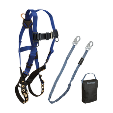 FallTech 9001HS Harness and Lanyard 3-pc Kit Including Small Storage Bag (7016