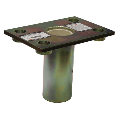 FallTech 65020BFZ Flush-mount Plated Steel Bolt-on Fixed Davit Base 65020BFZ