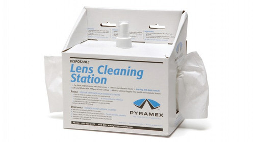 Pyramex - LCS10 Lens Cleaner with 16 oz Solution & 1,200 Tissues