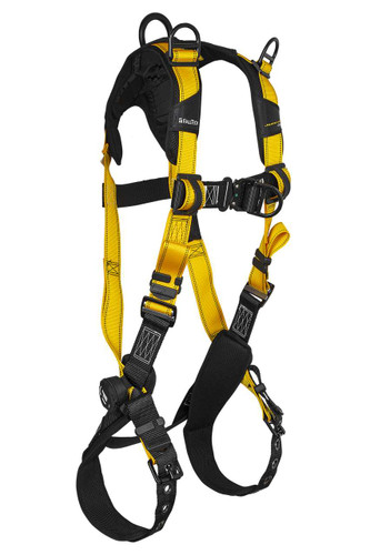 FallTech 7027BFD Journeyman Flex® Aluminum 4D Retrieval Climbing Full Body Harness 7027BFD