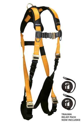 FallTech 7021QC Journeyman Flex® Steel 1D Standard Non-belted Full Body Harness FT-7021QC