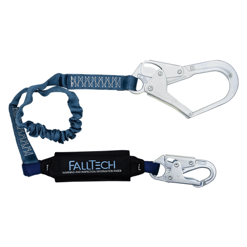 FallTech 8256EL3 4½' to 6' ViewPack® Elastic Energy Absorbing Lanyard