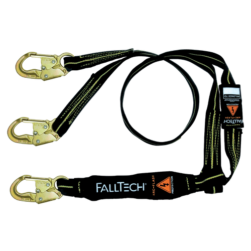 FallTech 8242YAF 6' Arc Flash Energy Absorbing Lanyard