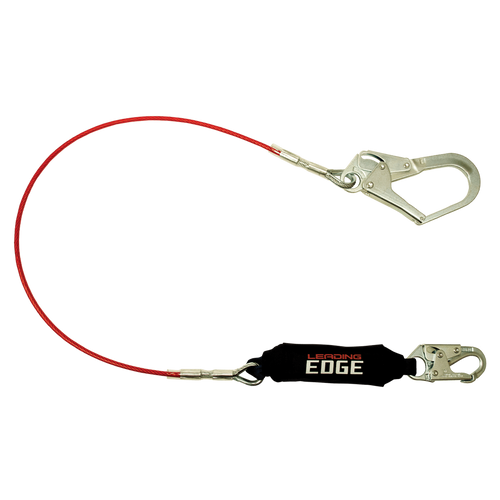 FallTech 8354LE3 6' Leading Edge Cable Energy Absorbing Lanyard