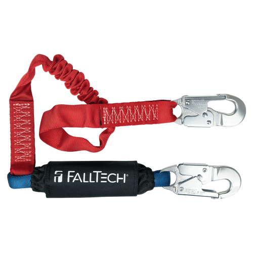 FallTech 8247EA 6' Ironman® 12' free fall Elasticated Energy Absorbing Lanyard