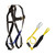 FallTech CMB0756LTL Harness and Lanyard 2-pc Combination CMB0756LTL