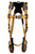 FallTech 7082B Advanced ComforTech® Gel 1D Standard Non-belted Full Body Harness 7082B