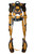 FallTech 7082B Advanced ComforTech® Gel 1D Standard Non-belted Full Body Harness 7082B
