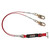 FallTech 8354LEYC4D 6' Leading Edge Cable Energy Absorbing Lanyard 8354LEYC4D