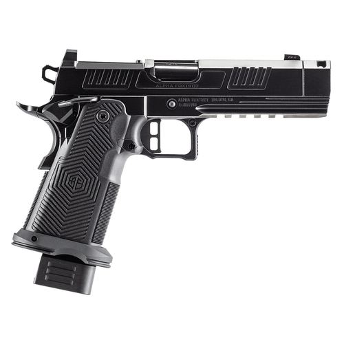 Alpha Foxtrot AA39X1CIF-PDBK19 AF1911 Romulus 9mm Luger 20+1 4.25" Black Pressed Compensator Barrel, Polished