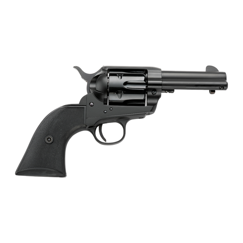 Pietta PFI38ALLOYAS312CB 38 Super 6 Shot 3.50" Matte Black Steel Frame & Barrel Right