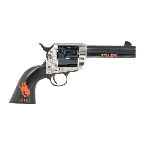 Pietta PFI45PR434BP 1873 Great Western II Pendleton Round‑Up 45 Colt (Long Colt) 4.75" Blued Engraved Barrel & Cylinder Right