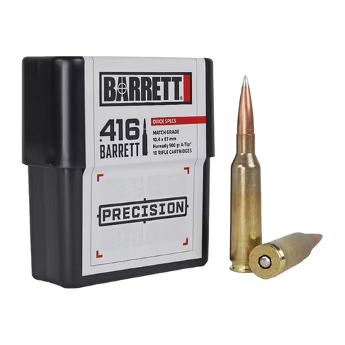 Barrett 41633 A-Tip Match Grade 416Barrett 500gr A-Tip Match 10 Per Box/8 Case