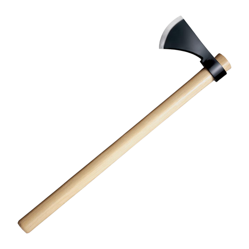 Cold Steel CS90FH Frontier Hawk 3.25" Plain 1055 Carbon Steel Blade, American Hickory Handle 22" OAL