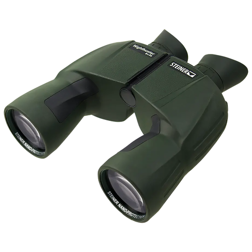 Steiner 2070 Nighthunter 8x56mm BaK-4 Porro Prism, Auto Focus, Matte Green Makrolon w/Rubber Armor
