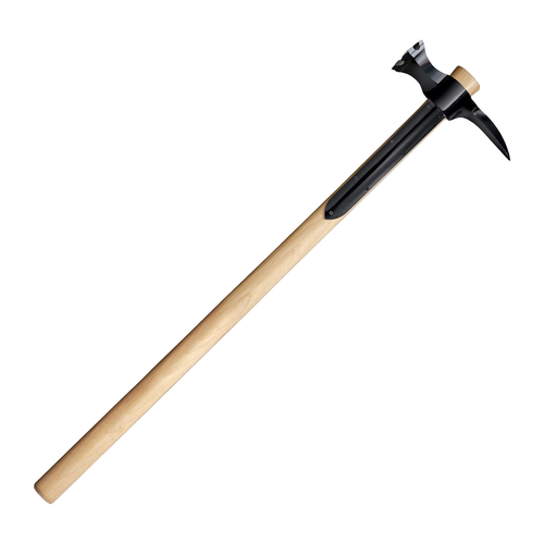 Cold Steel CS90WHA War Hammer Tomahawk w/Hammer Plain 1055 Carbon Steel Blade, Topped w/Steel Langrettes ABS Handle 30" OAL Full