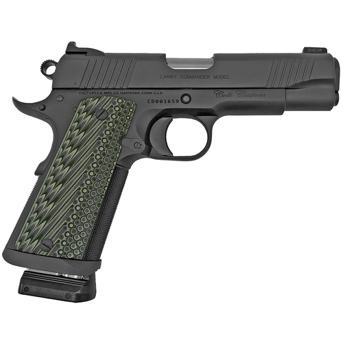 Colt Mfg O4042CS Limited 1911 Custom Carry 9mm Luger 7+1 4.25" Black National Match Barrel