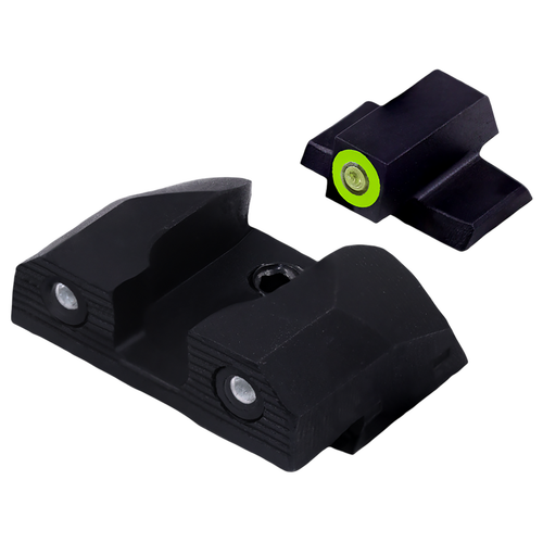 XS Sights SWR209S6G R3D 2.0 Green Tritium Front/Black Oxide Frame, Fits S&W Bodyguard 2.0