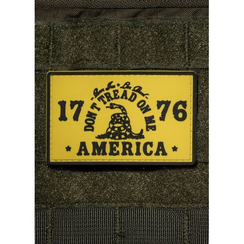 9 Line Don't Tread On Me PVC Patch