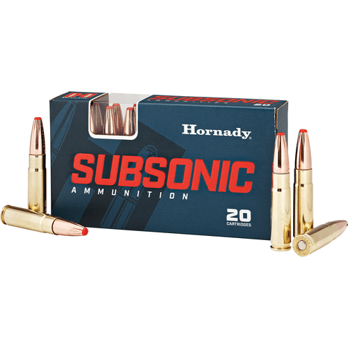 Hornady Subsonic 300 Blackout 190gr SUB-X Rifle 20rd bx Ammunition