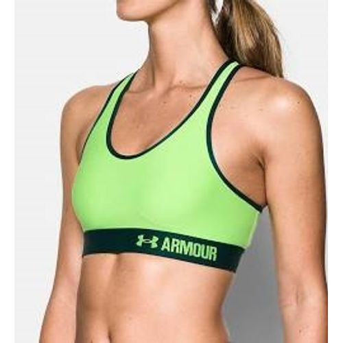 Women's Armour Mid Sports Bra QLE/ANG/QLE